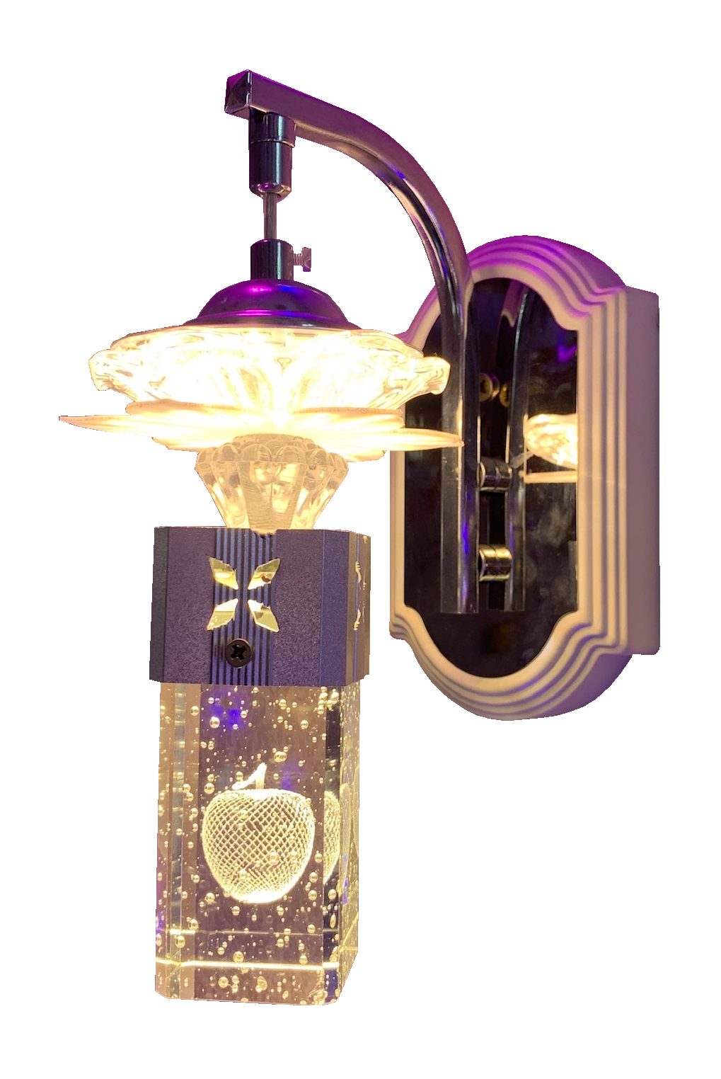 Đèn tường đế led chao cục phale 2342/1 (17x25, R: 11cm)
