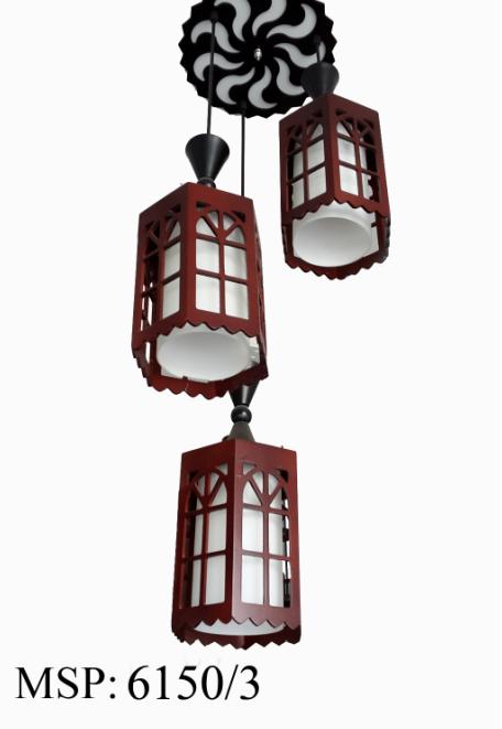 Đèn thả gỗ 6150