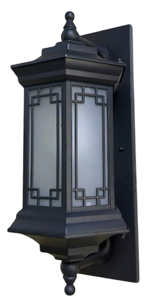Đèn cột màu đen B411 BK(22x50x22,5)