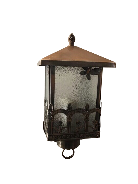 Đèn cột mạ đồng 1508