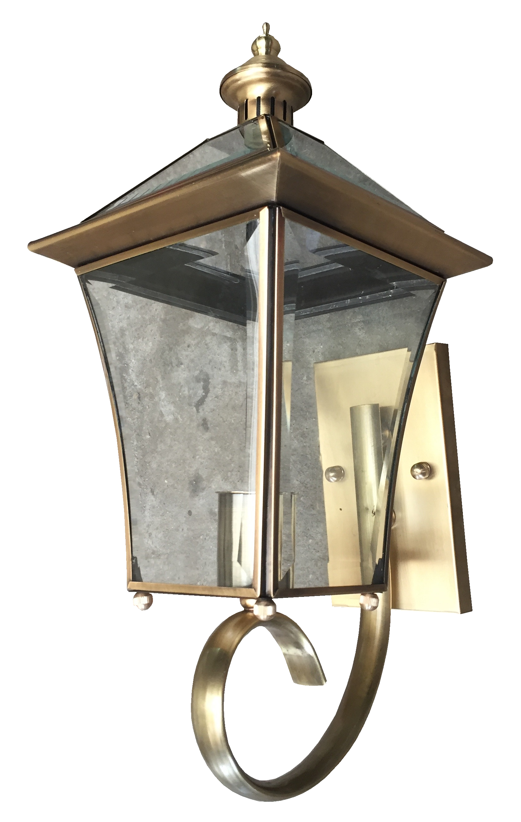 Đèn cột đồng xịn 4 kính quay lên B6013M