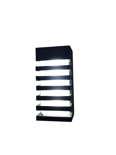 Đèn hắt Atimon (C1214) đen(12x25x8)
