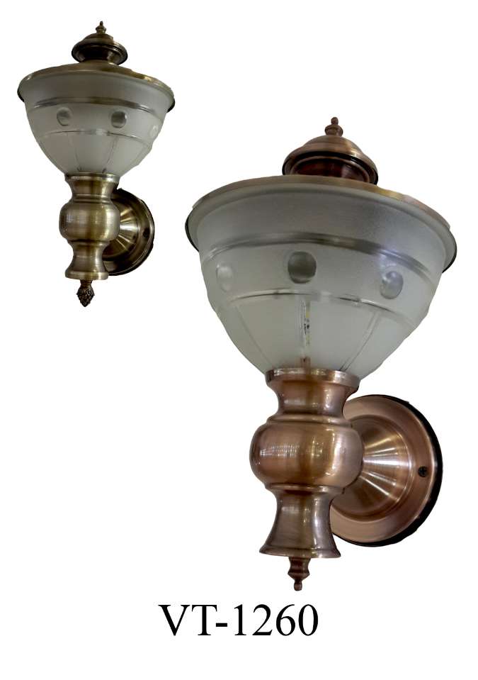 Đèn cột mạ đồng 1260