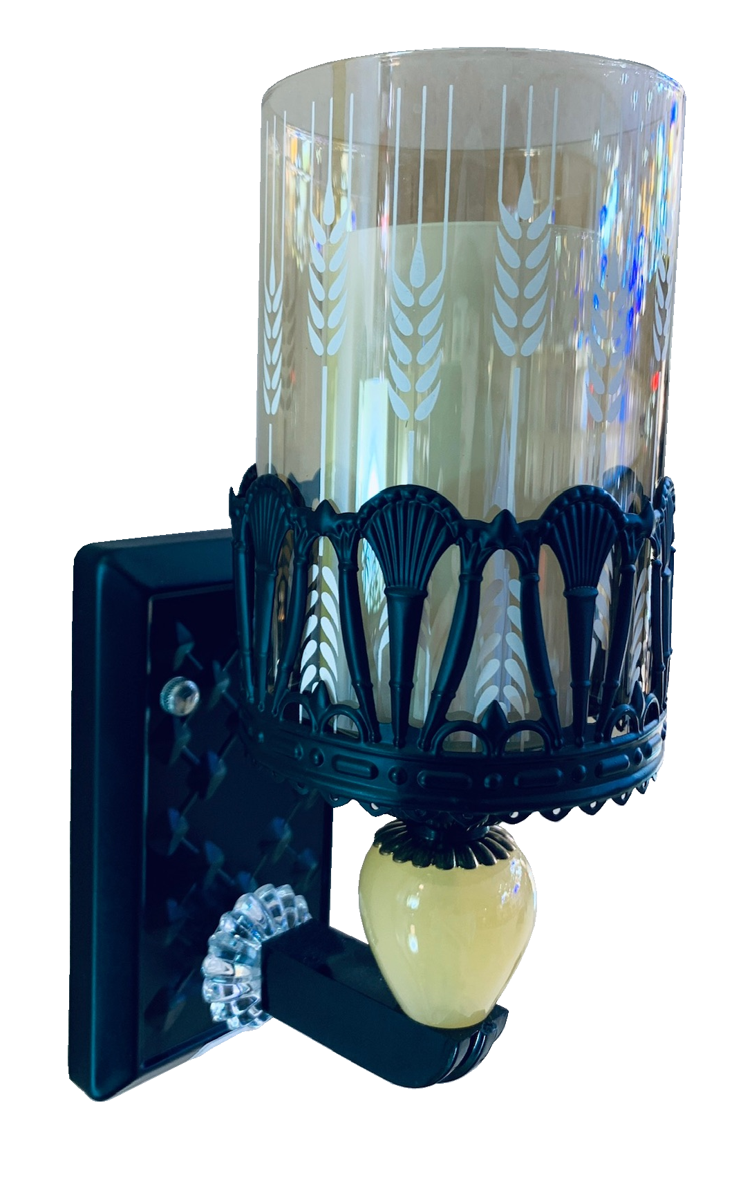 Đèn tường chao thủy tinh kép 1033C/1