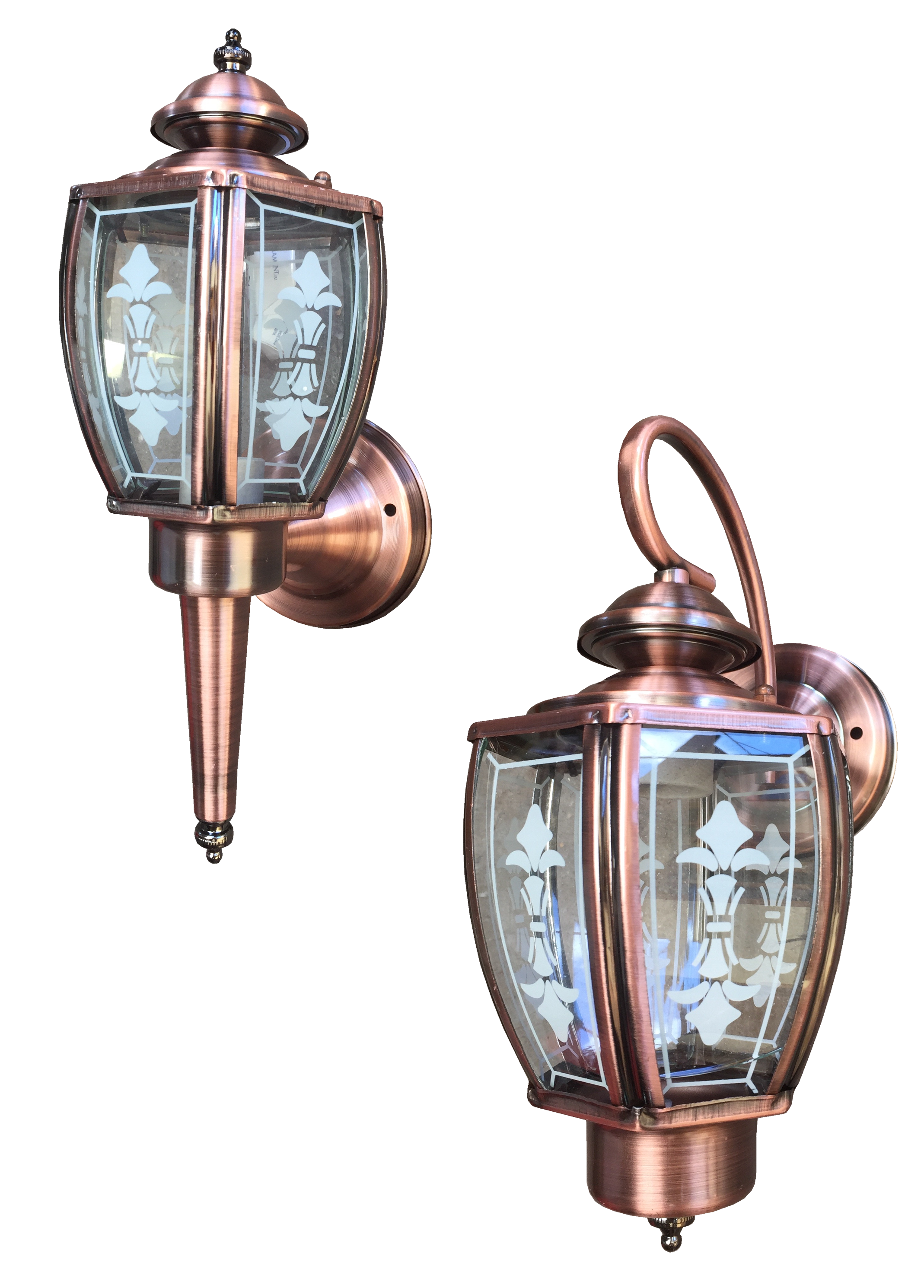 Đèn cột mạ đồng 801 ( 1096 QL + 1074 QX)