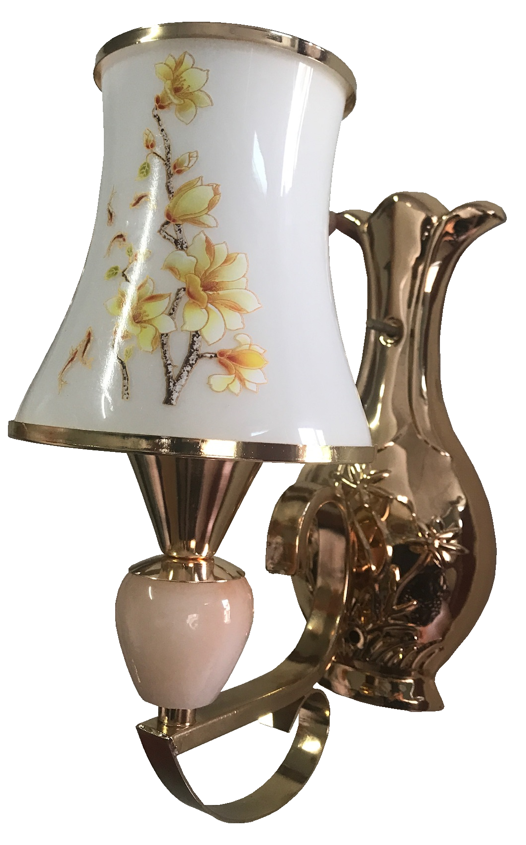 Đèn tường đế bình hoa mạ 8848/1