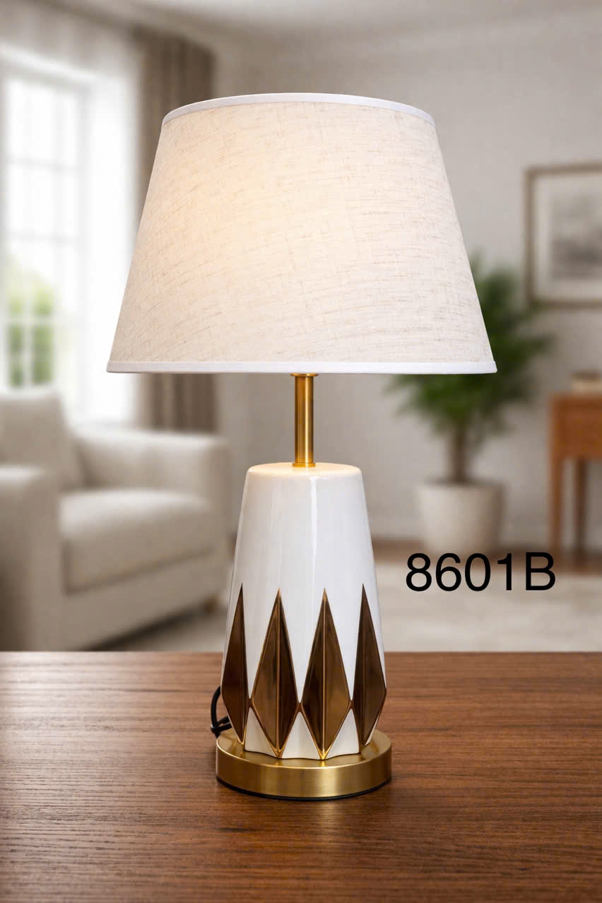 Đèn bàn thân sứ 8601B