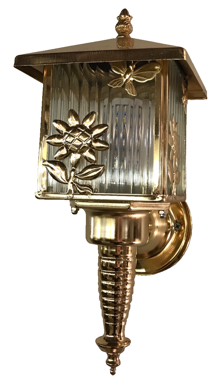 Đèn cột mạ đồng vàng kim 1548/1
