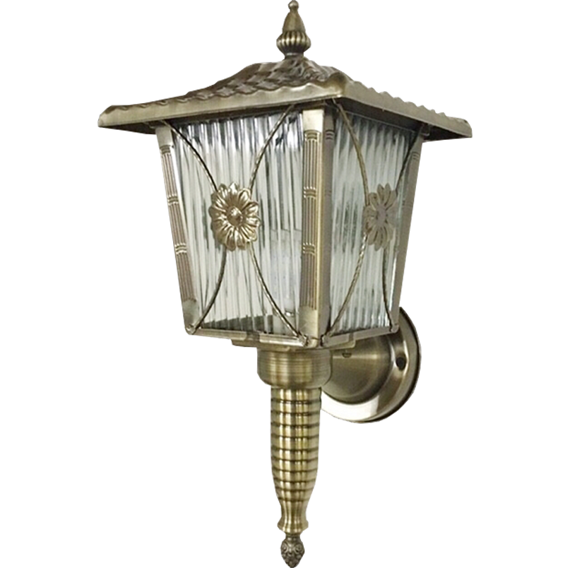 Đèn cột mạ đồng (1408)