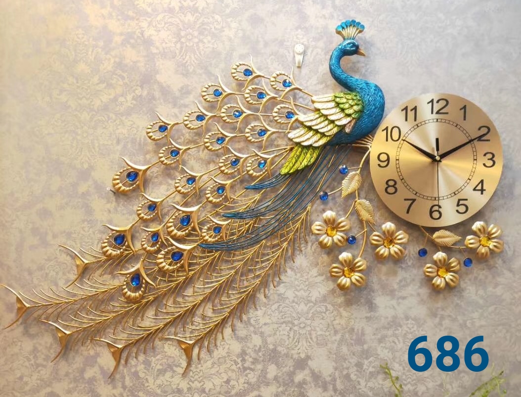Đồng hồ công mạ 686-1