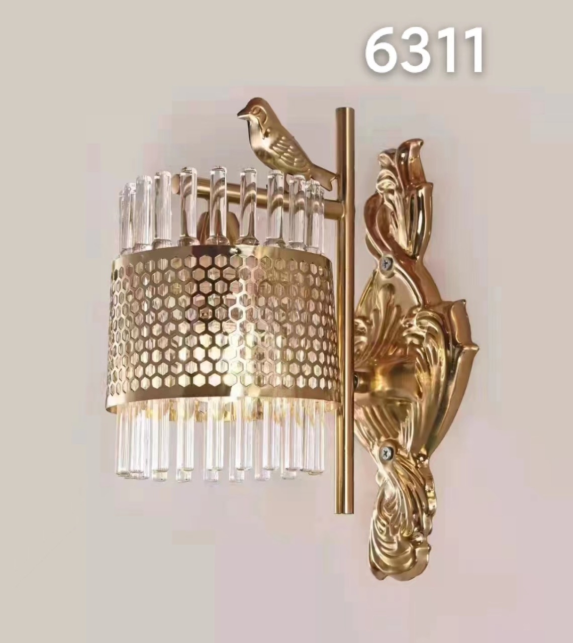 Đèn tường đế mạ 6311/1