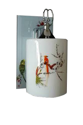 Đèn tường đế kính 8028