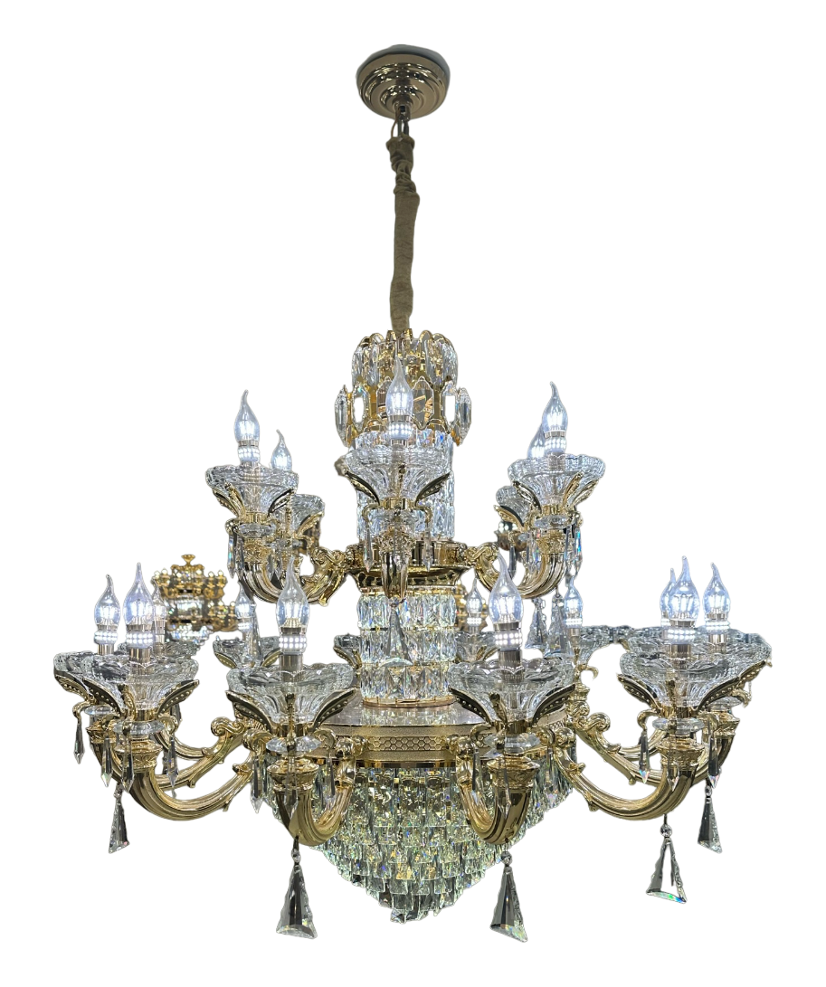 Đèn chùm nến 6115-18 (H:1m,R:1m1)