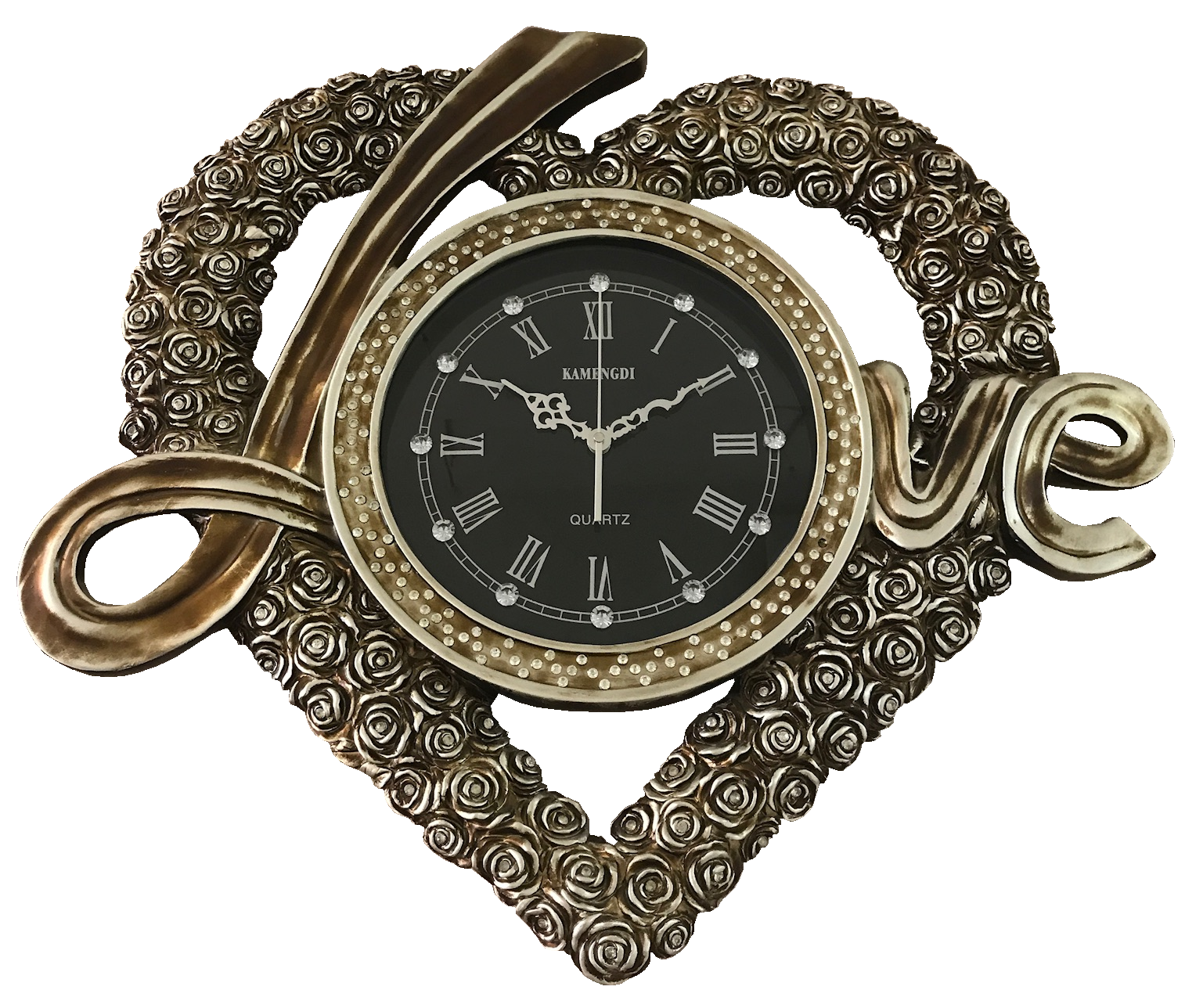 Đồng hồ gắn tường chữ Love A1006