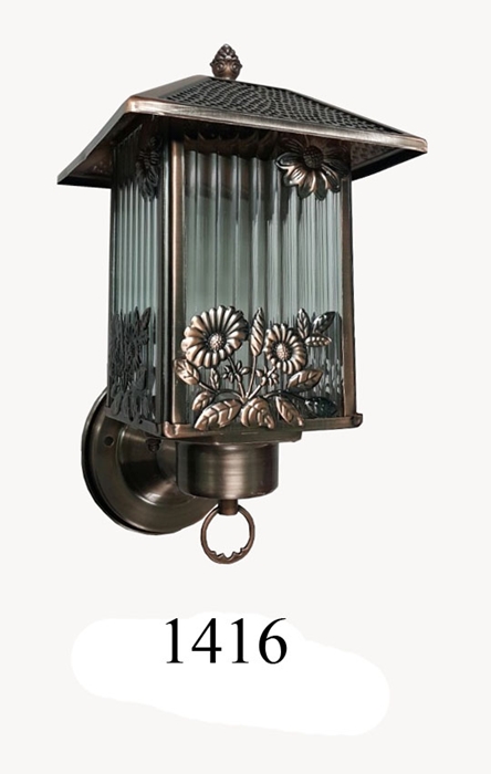 Đèn cột mạ đồng 1416