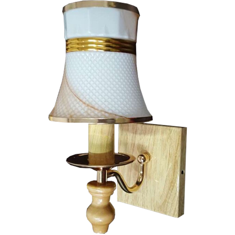 Đèn tường đế gỗ 7830/1