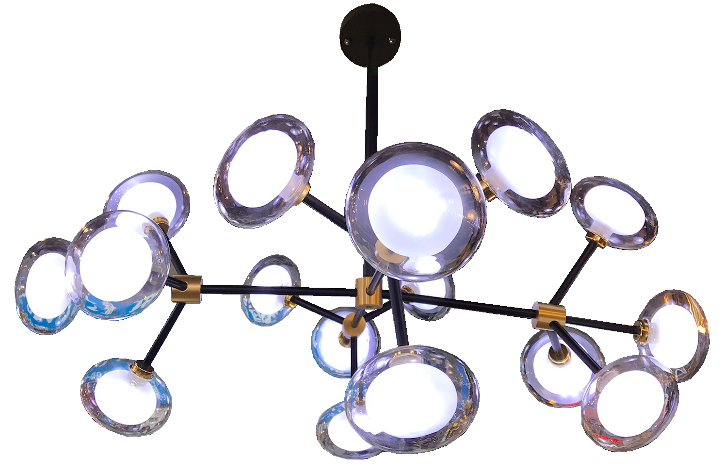 Đèn chùm led chao kép D16/16