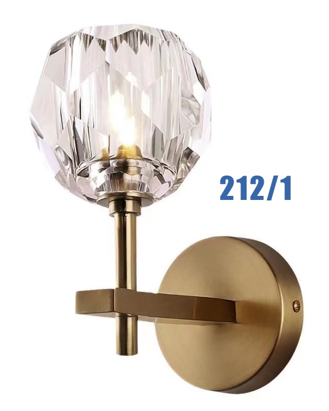 Đèn tường mạ đồng 212/1