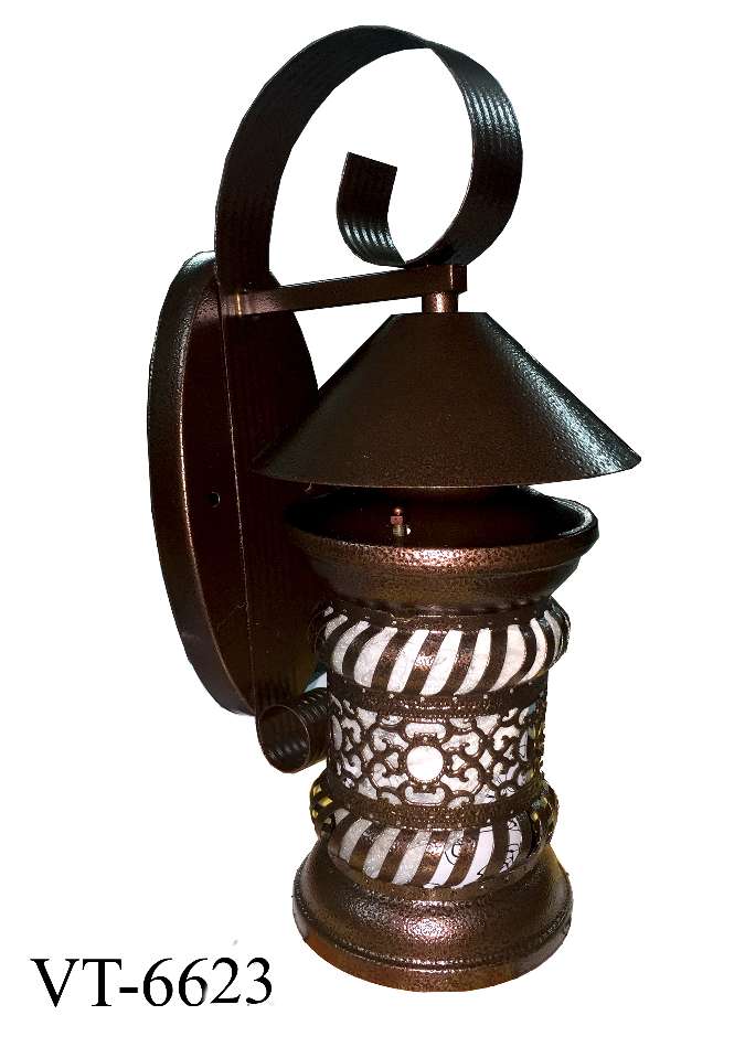 Đèn dầu mạ đồng 6623