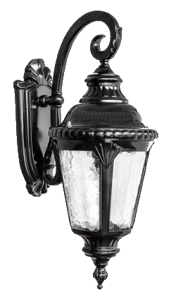 Đèn cột nhôm đúc 0123/1W BK