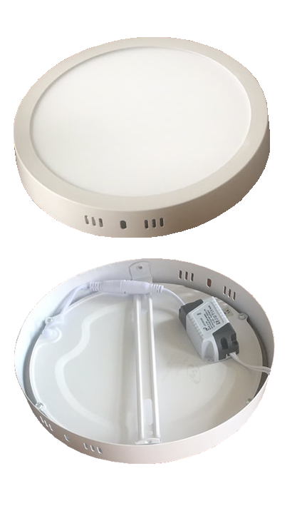 Ốp nổi tròn as trắng  BL18W/T-6500K