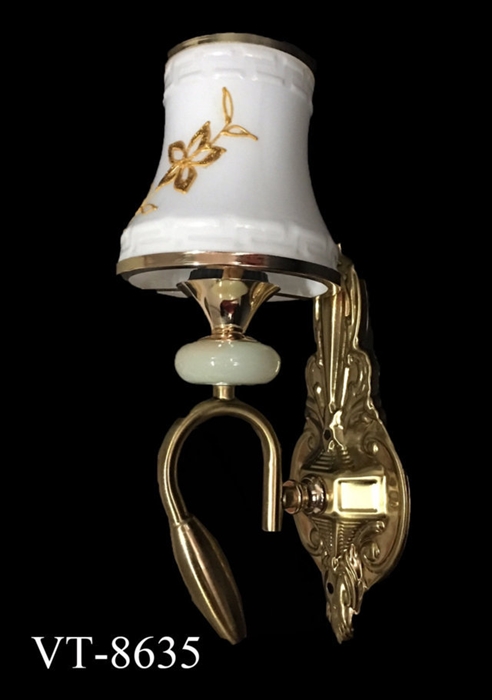 Đèn tường dù tay mạ đồng 8635/1