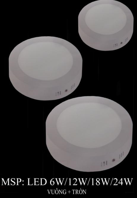 Đèn Ốp nổi 6w- 3 CĐ