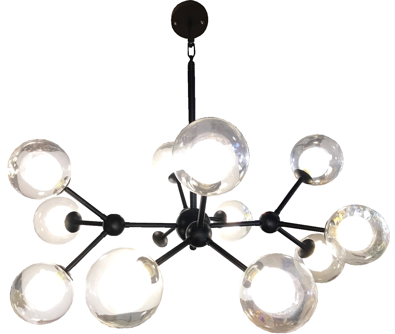 Đèn chùm led chao bóng thuỷ tinh B15/15