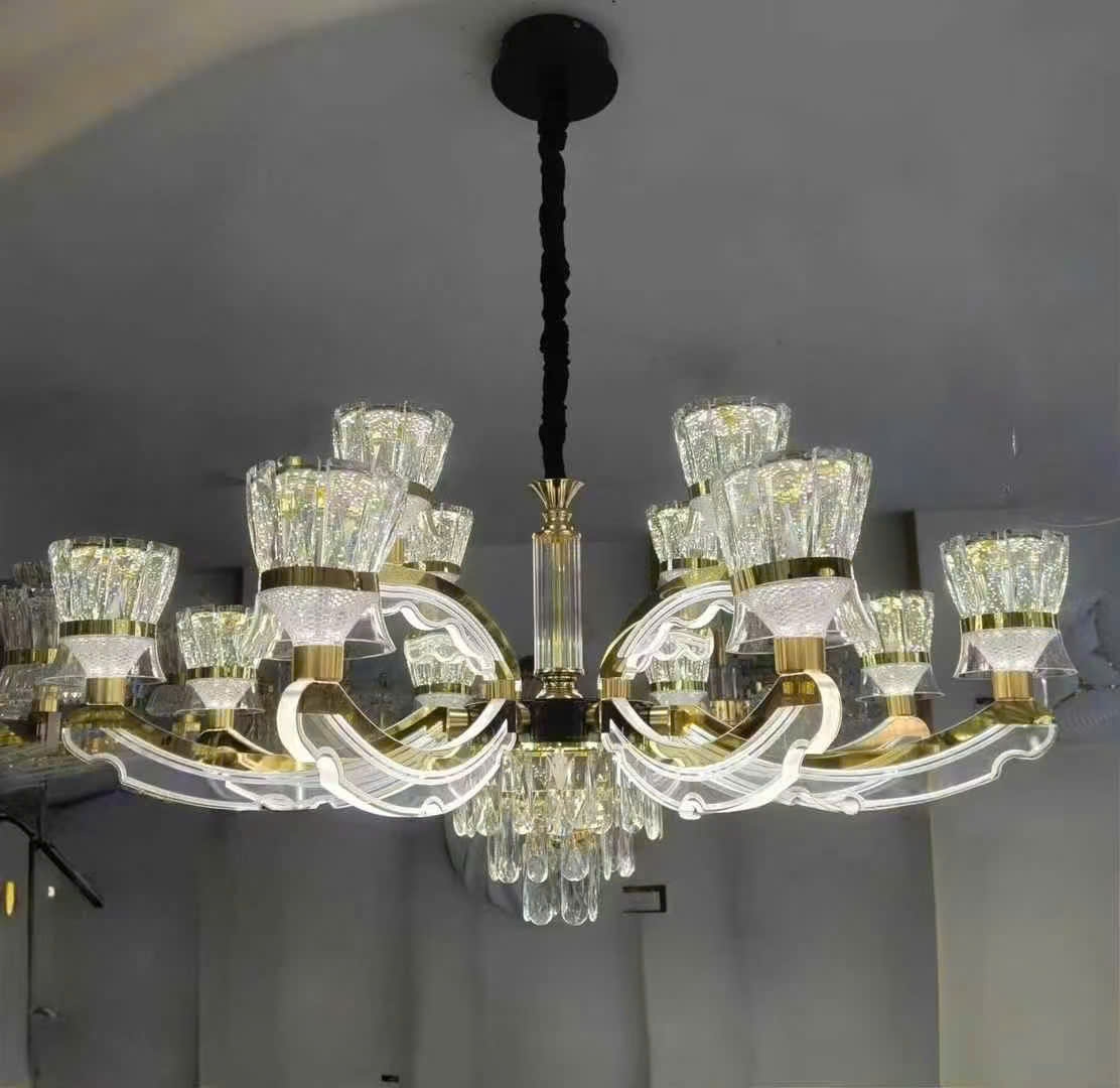 Đèn chùm led chao fale 9211/12