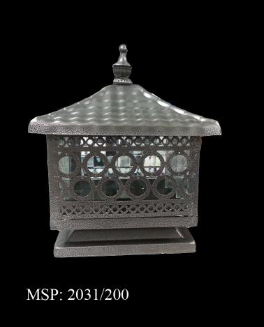 Đèn trụ cổng mạ đồng (∅200) 2031