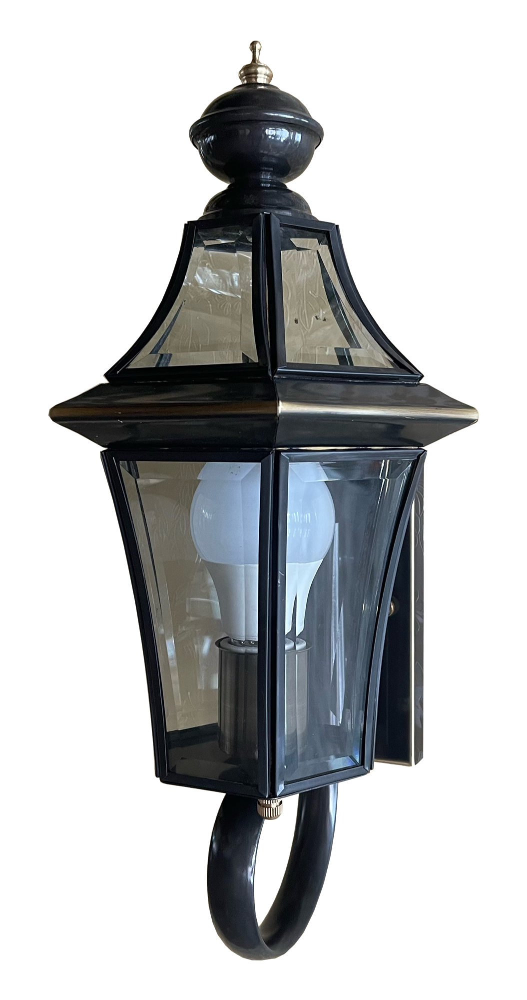Đèn cột đồng xịn B6071QL-BK (0689BK)