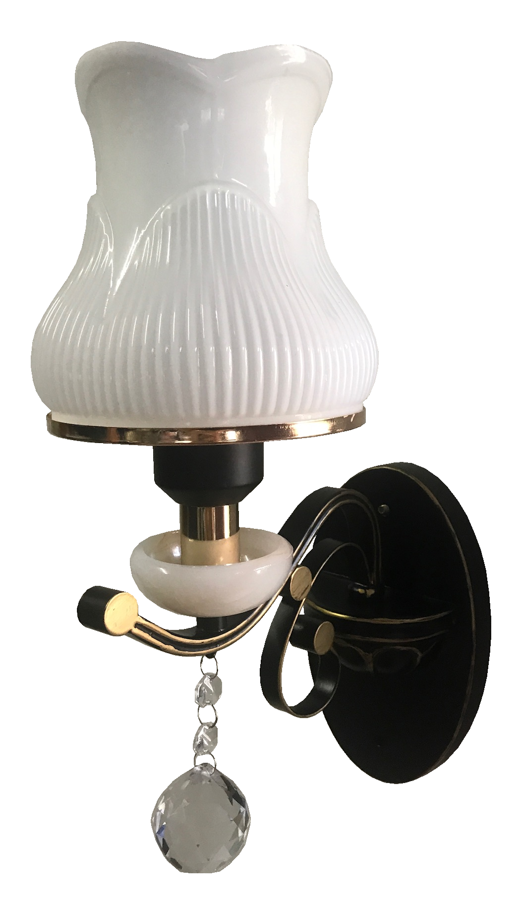 Đèn tường đế mạ chao hoa 8831/1