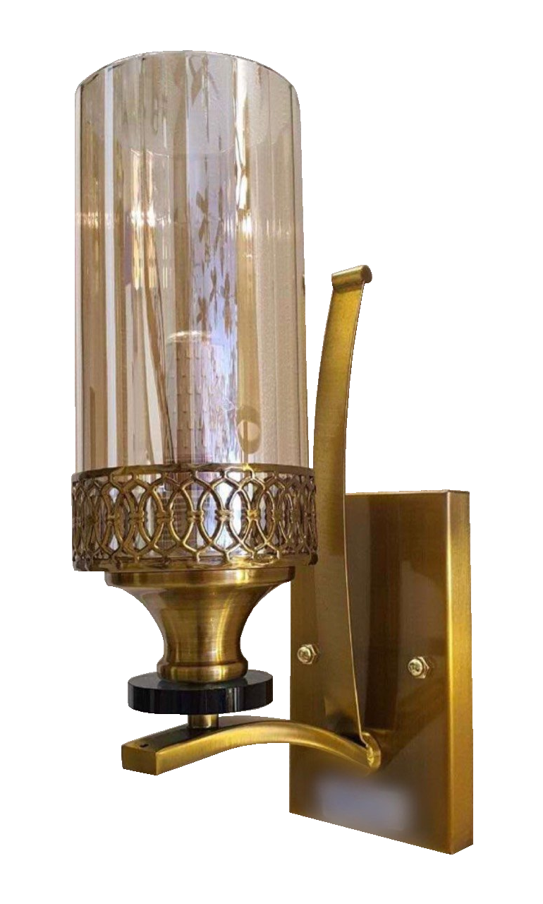 Đèn tường mạ đồng chao phale 2165/1(200x300)
