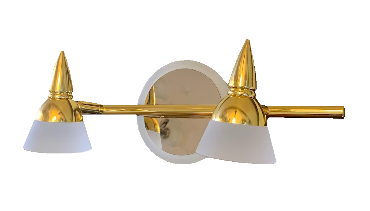Đèn soi tranh mạ đồng 1222-3
