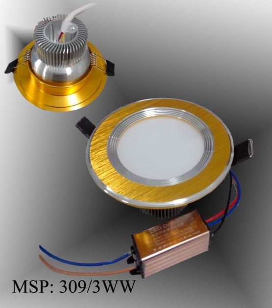Đèn Âm trần led 3 chế độ 309/3w 3CĐ