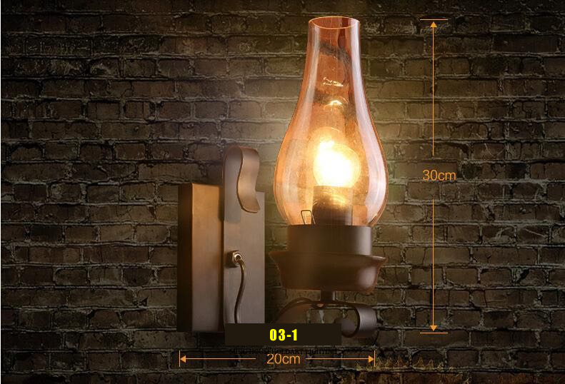 Đèn tường dầu 03/1
