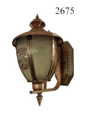 Đèn cột mạ đồng 2675