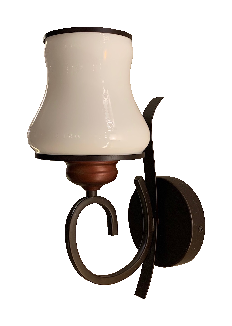 Đèn tường chao thủy tinh 8615/1