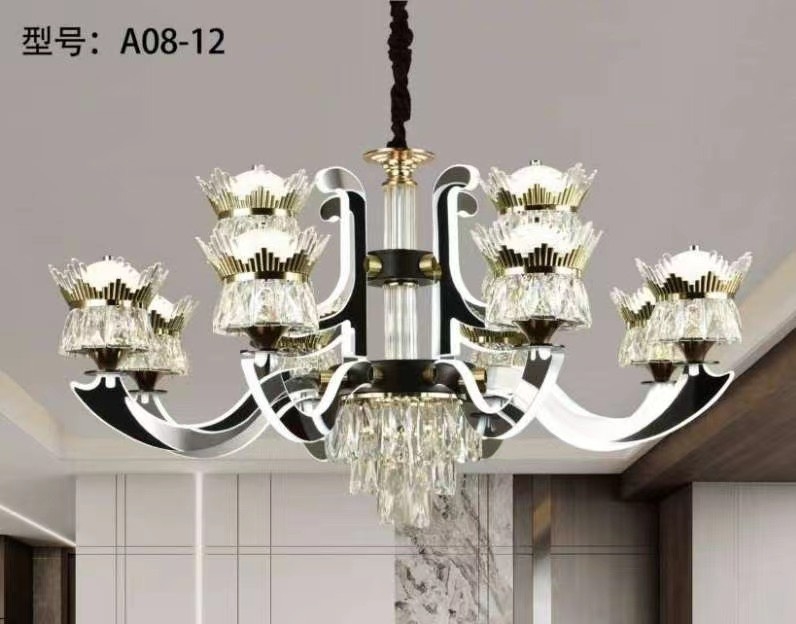 Đèn chùm aganit chao phale A08/12