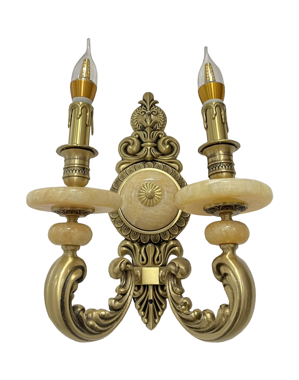 Đèn nến đồng xịn 9051/2N