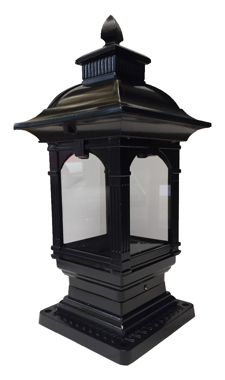 Đèn trụ cổng G16-26 BK (R: 20, C: 42)