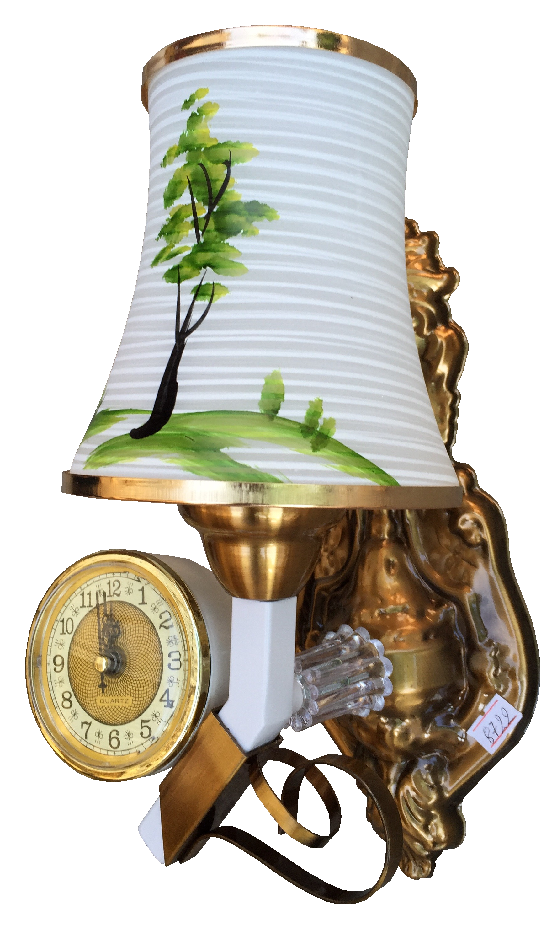 Đèn tường tay đồng hồ 8722/1