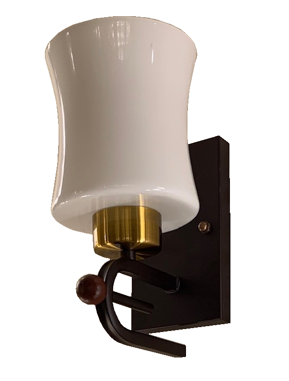 Đèn tường chao thủy tinh 9180