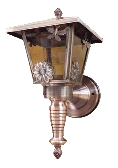 Đèn cột mạ đồng đỏ (1421)