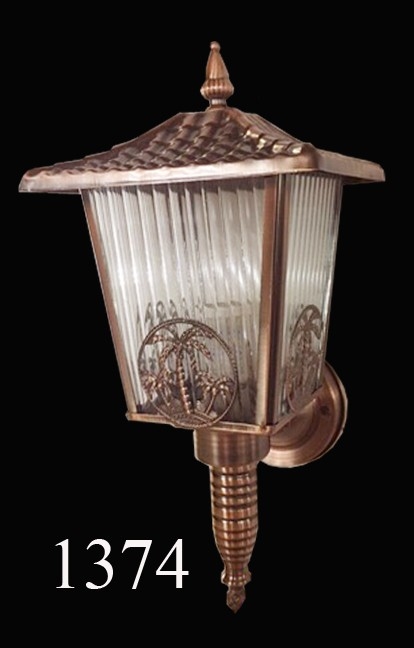 Đèn cột mạ đồng (1374)