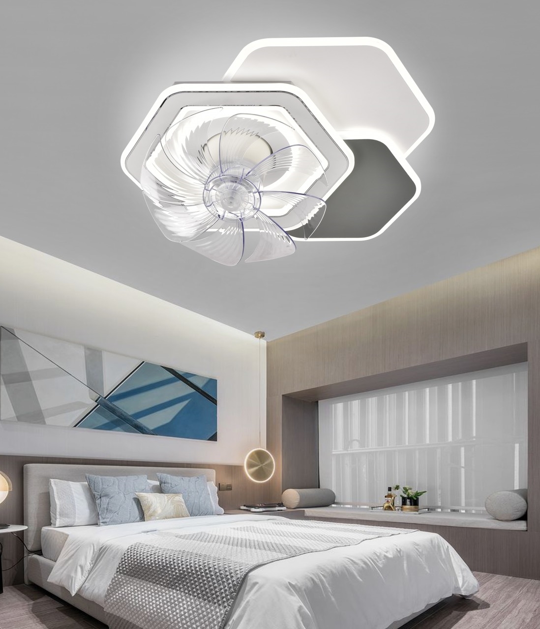 Ốp trần phòng ngủ  tròn  F892/LG