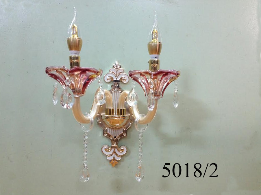 Đèn tường đôi nến sứ 5018/2
