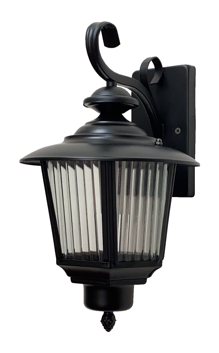 Đèn cột sắt phun sơn đen 11163/1BK