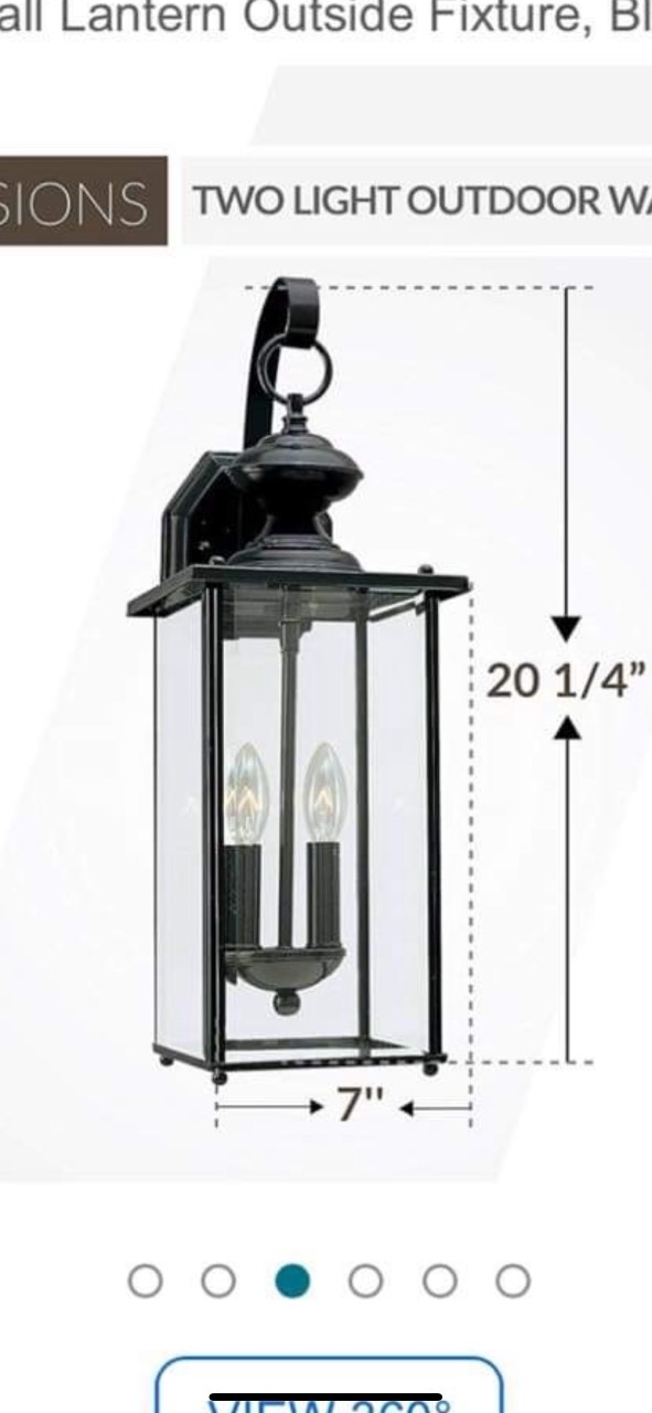 Đèn cột 12803/2 ( 48 x21x23)cm