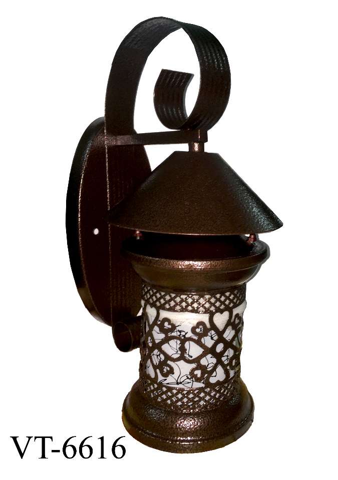 Đèn tường dầu mạ đồng 6616 (21x34)